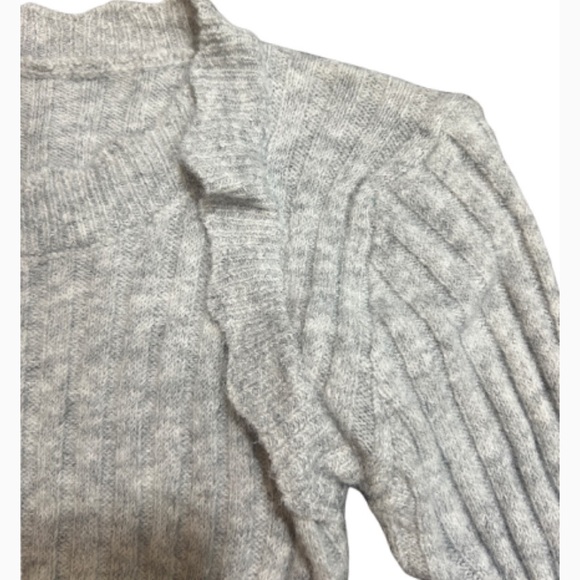 SHEIN Light Gray Mini Long sleeve BodyCon Sweater Dress - Picture 3 of 7